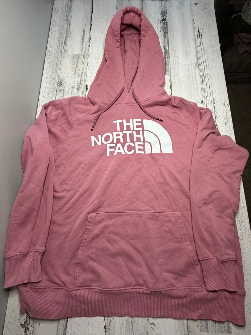 The North Face Women’s XL Pink Half Dome Logo Pullover Hoodie